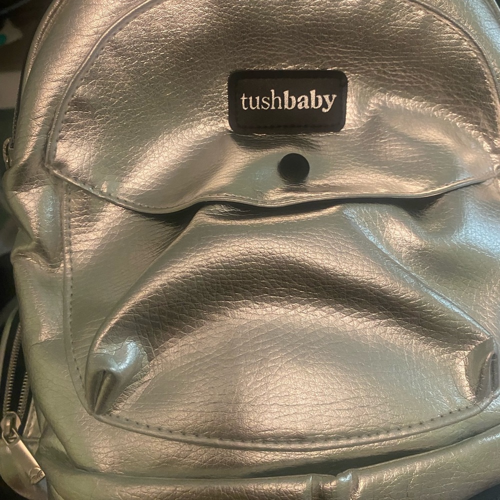 Silver Backpack for Women